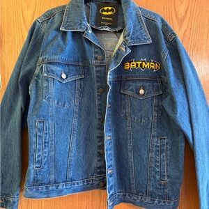 Vintage Batman Blue Denim Jacket